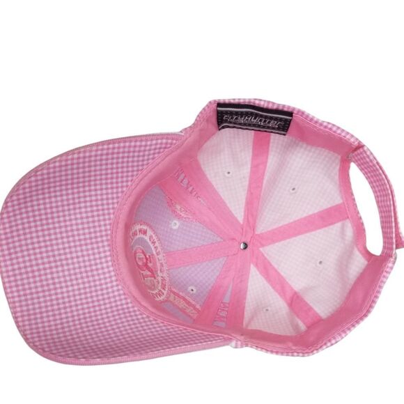 CityHunter New Orleans UltimatP Headwear Pink White Checker Hat - Picture 7 of 10